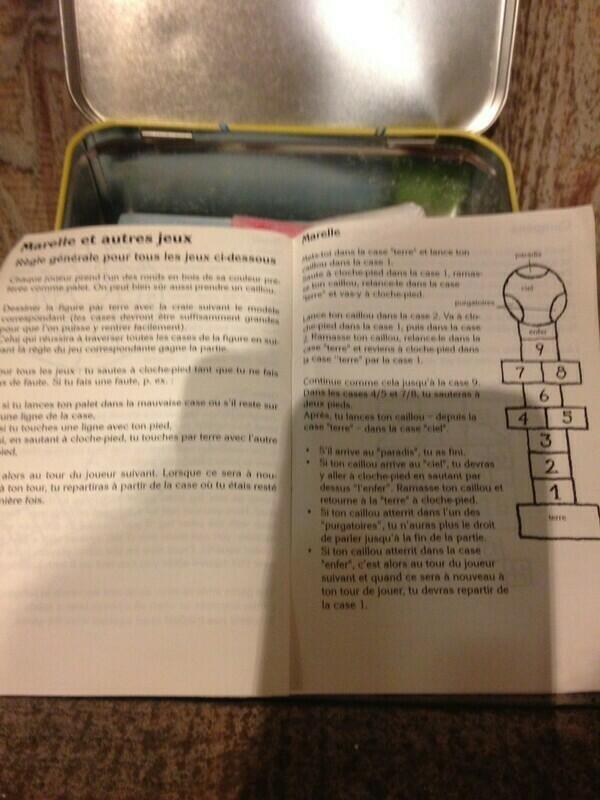 Marelle et Autres Jeux Règle