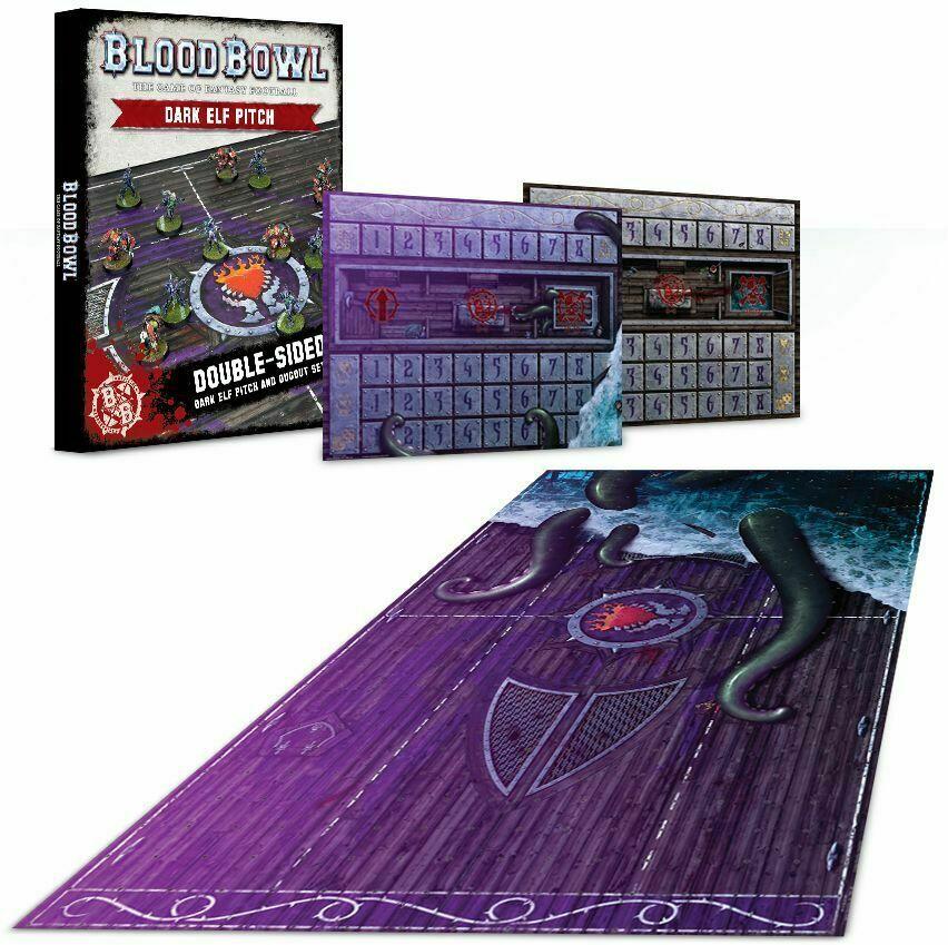 Blood Bowl: The Game of Fantasy Football - Dark Elf Pitch Eclate