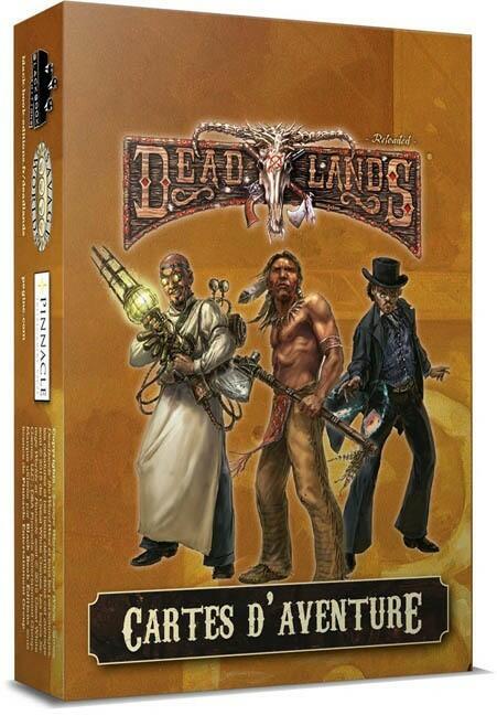 Deadlands: Reloaded - Cartes d'Aventure Cover 3d