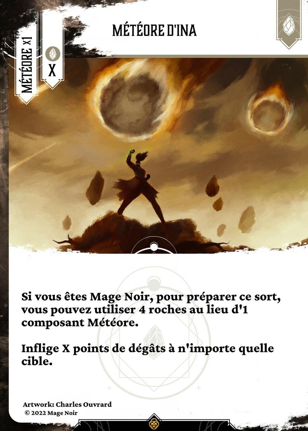 Mage Noir: Voie du Guerrier-Mage Carte