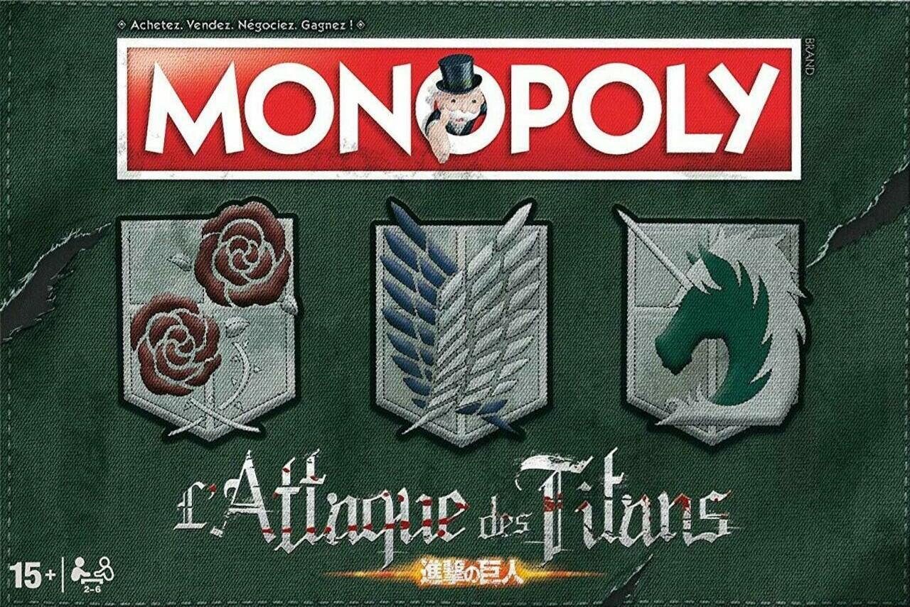 Monopoly: Attaque des Titans Cover
