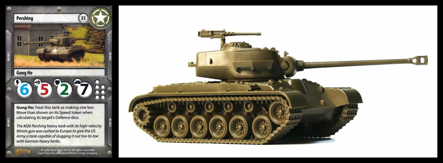 TANKS: Pershing Figurine