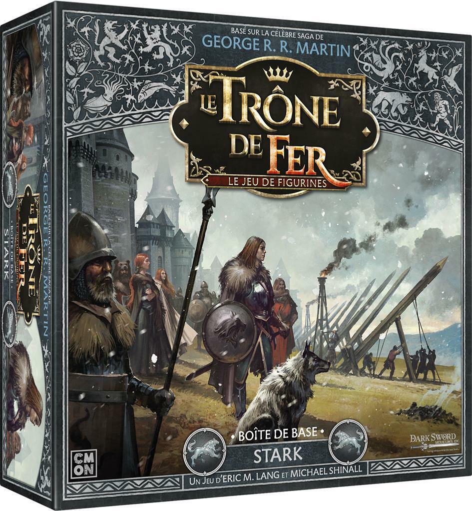 Le Trône de Fer: Le Jeu de Figurines - Stark Cover 3d