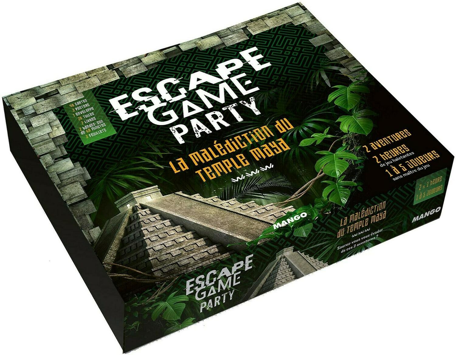 Escape Game Party: La Malédiction du Temple Maya Cover 3d
