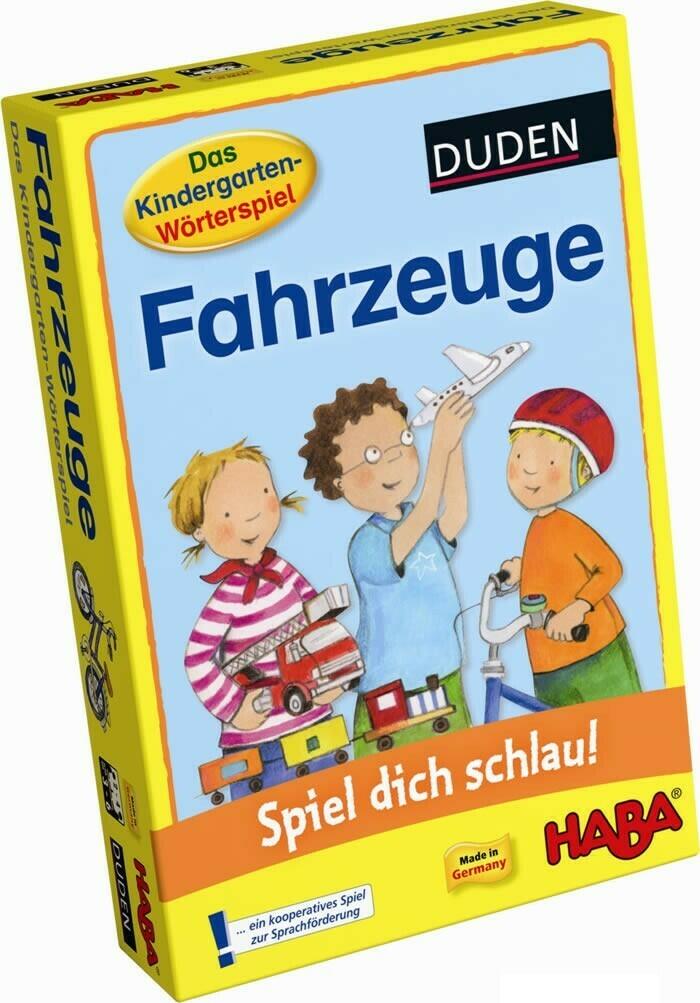 Das Kindergarten-Wörterspiel: Fahrzeuge Cover 3d