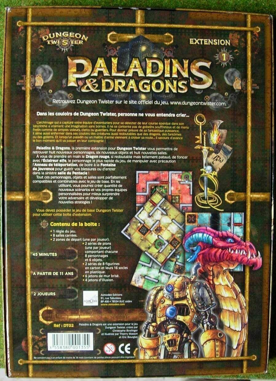 Dungeon Twister: Paladins & Dragons Back