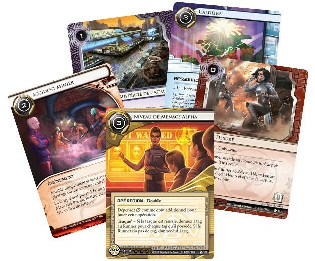 Android: Netrunner - Poussière Écarlate Cartes
