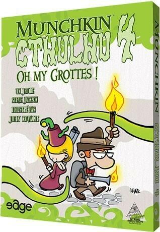Munchkin: Cthulhu 4 - Oh my Grottes ! Cover 3d