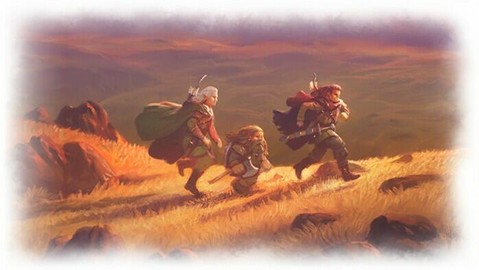 Le Seigneur des Anneaux: Le Jeu de Cartes - La Cité d'Ulfast Artwork