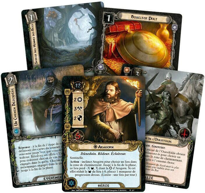 Le Seigneur des Anneaux: Le Jeu de Cartes - La Forteresse de Nurn Cartes