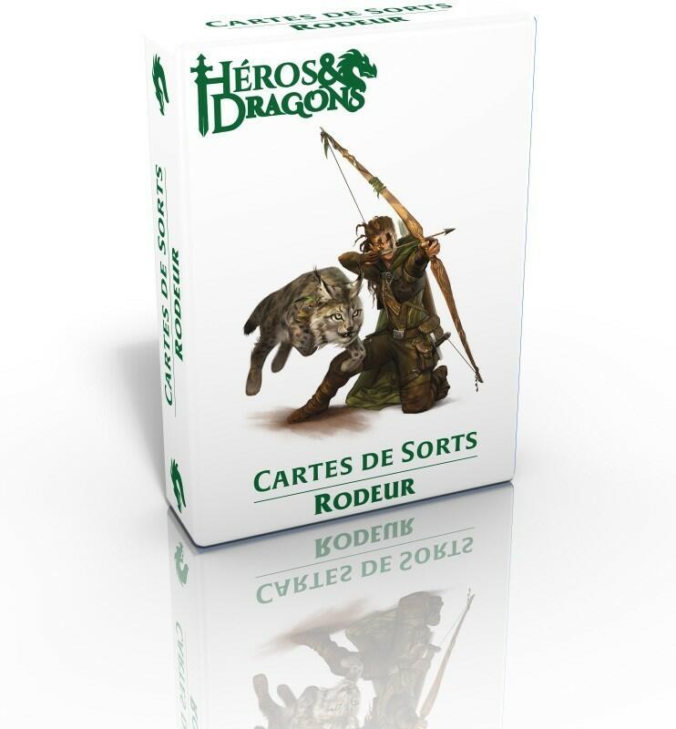 Héros & Dragons: Cartes de Sorts - Rôdeur Cover 3d