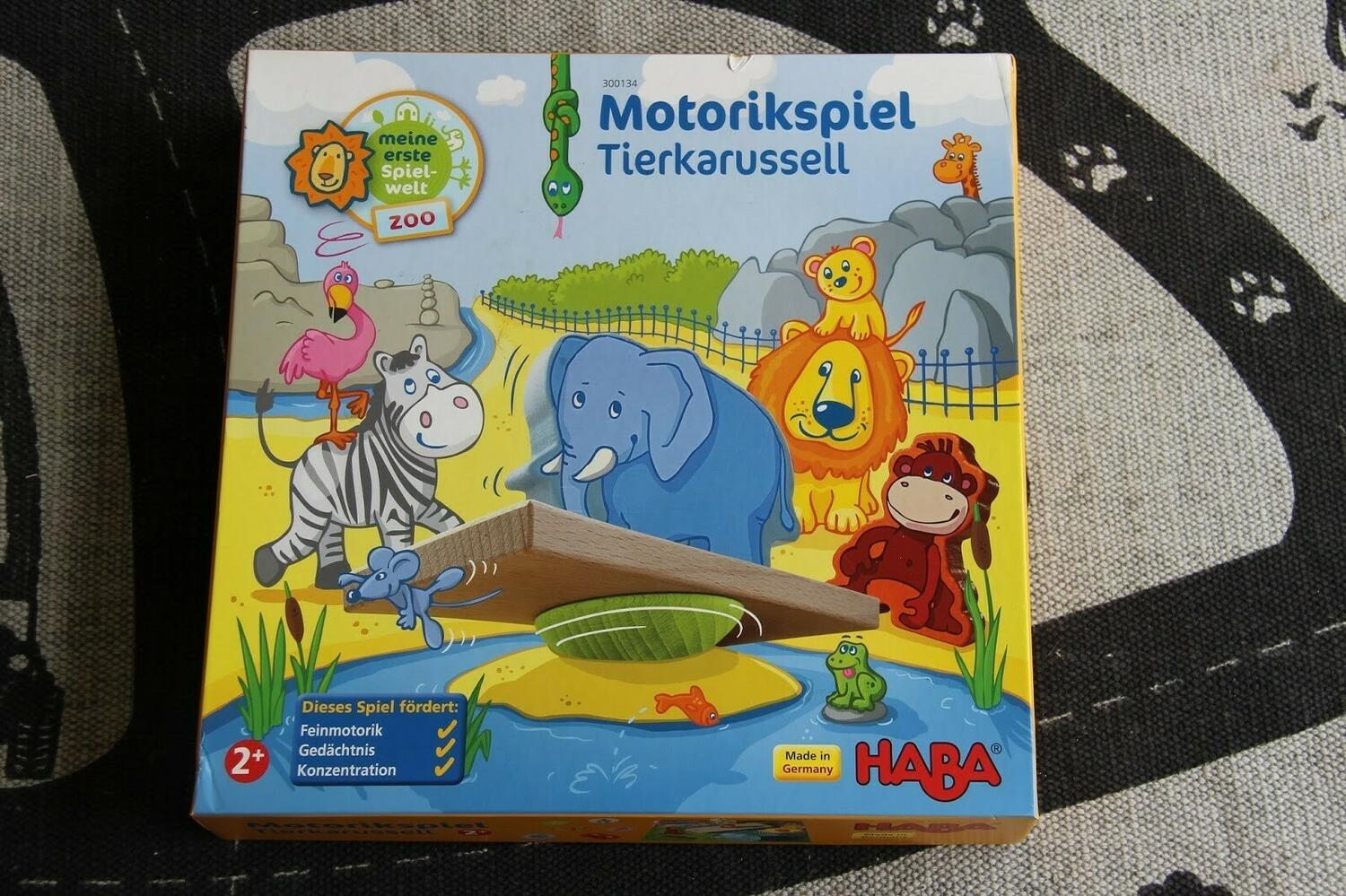 Motorikspiel: Tierkarussell Cover 3d