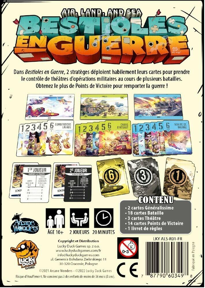 Air, Land & Sea: Bestioles en Guerre Back