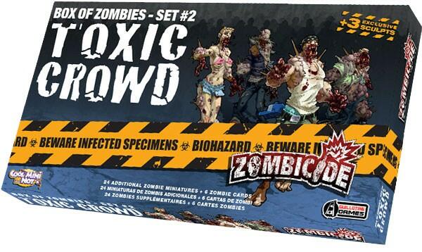 Zombicide: Box of Zombies Set #2 - Toxic Crowd Cover 3d