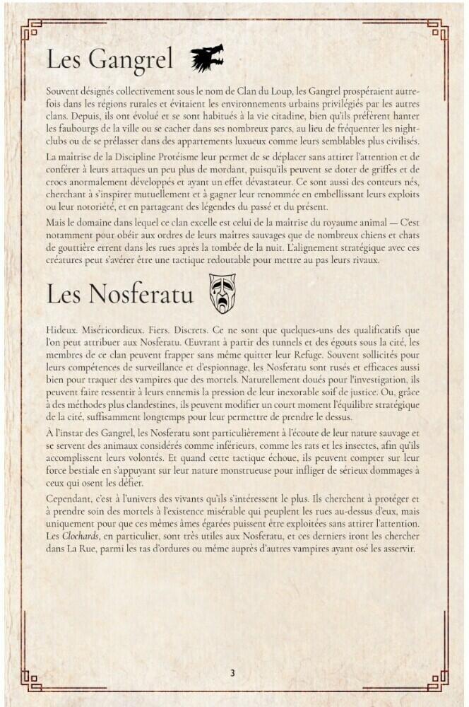 Vampire: The Masquerade - Rivals - Le Loup et le Rat Carte