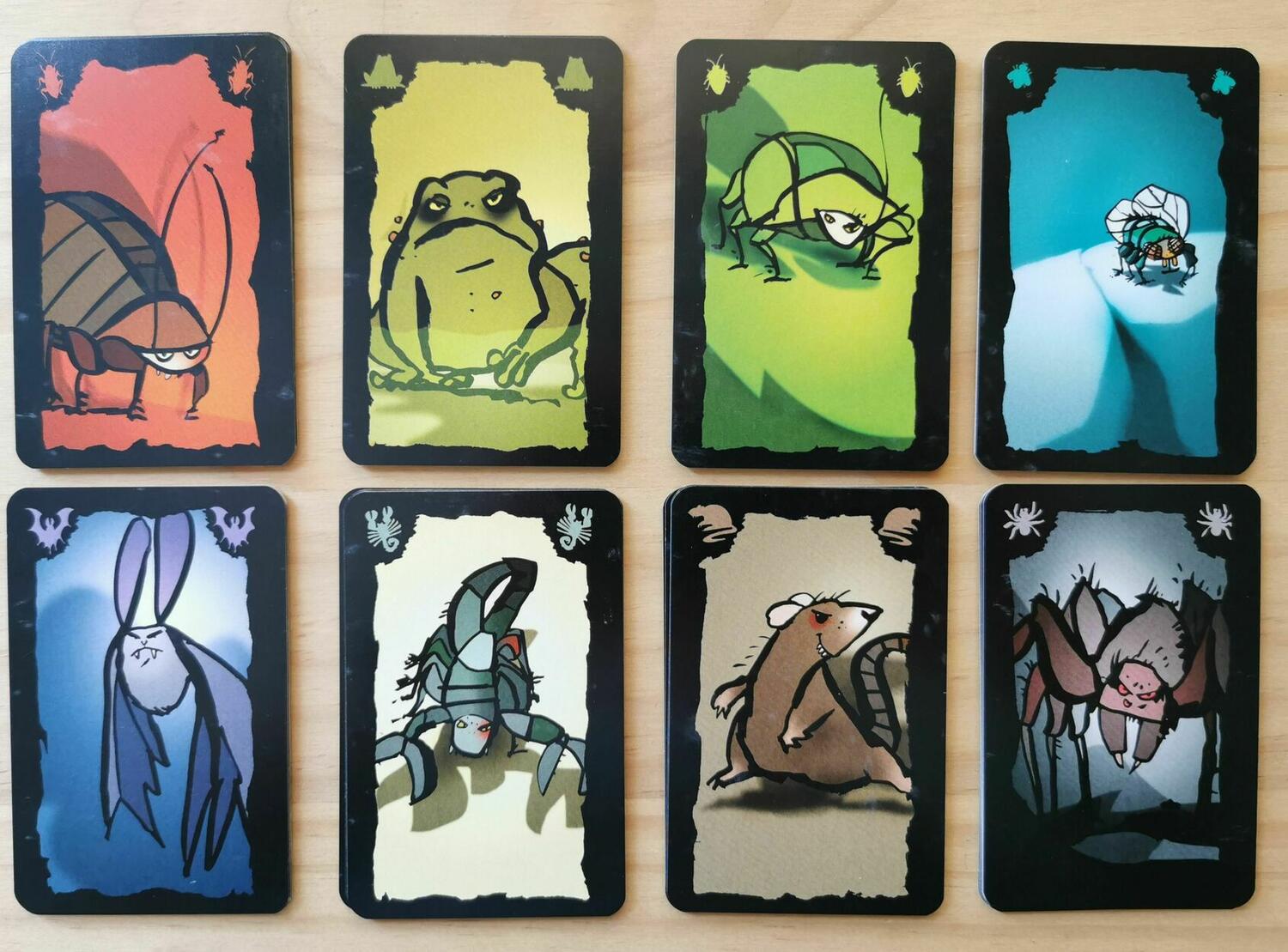 Le Poker des Cafards Cartes