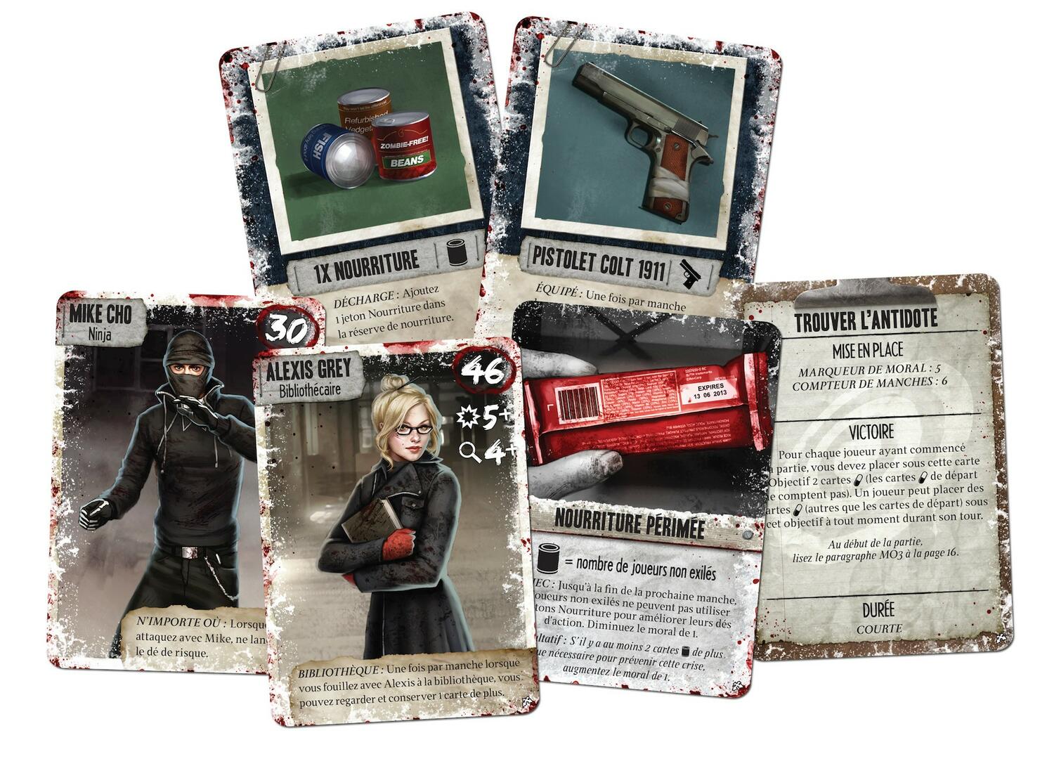 Dead of Winter: A la Croisée des Chemins Cartes