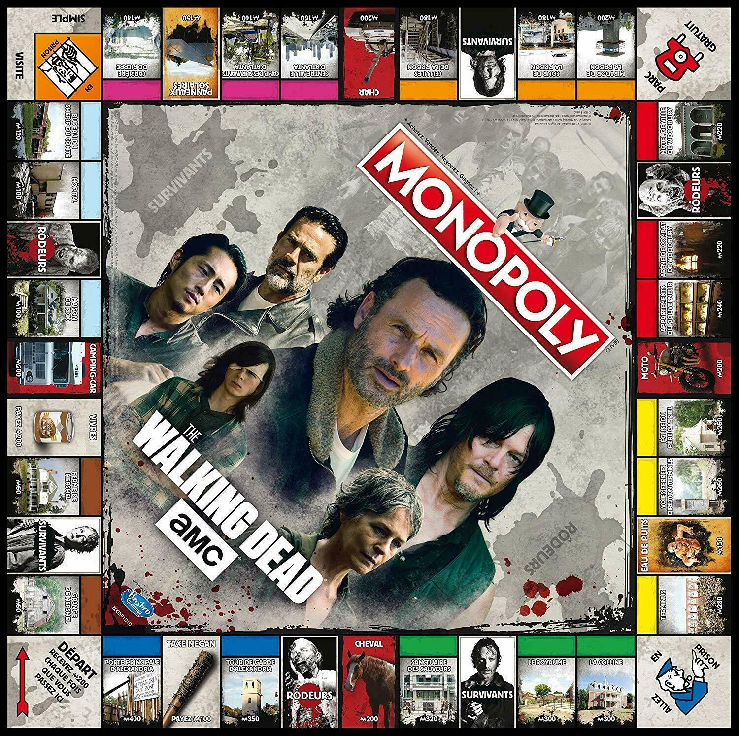 Monopoly: AMC - The Walking Dead Plateau