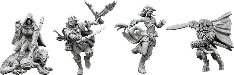 Descent: Voyages Dans les Ténèbres (Seconde Édition) - À l’État Sauvage Figurines