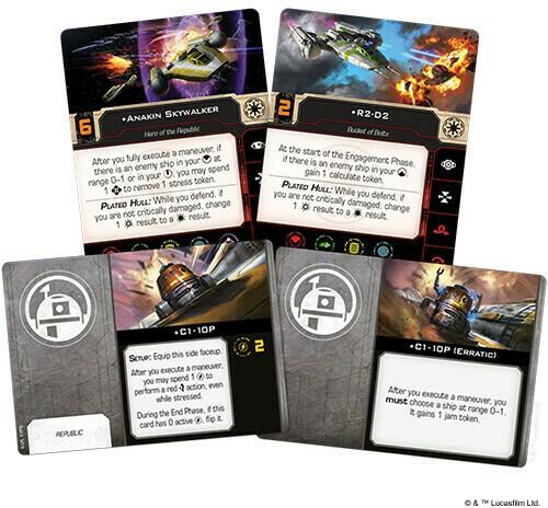 Star Wars: X-Wing - Y-Wing BTL-B Cartes