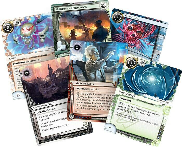Android: Netrunner - Le Souterrain Cartes