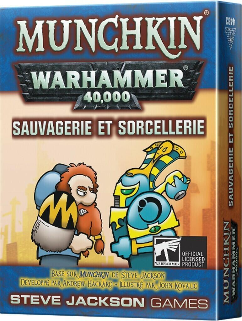 Munchkin: Warhammer 40,000 - Sauvagerie et Sorcellerie Cover 3d