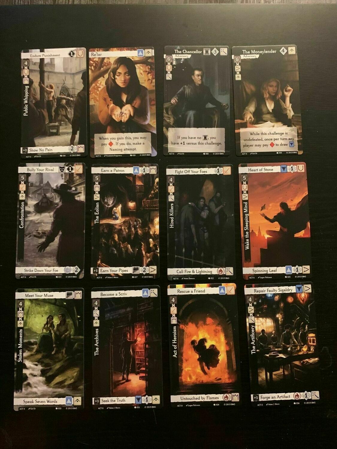 Call to Adventure: Name of the Wind Cartes