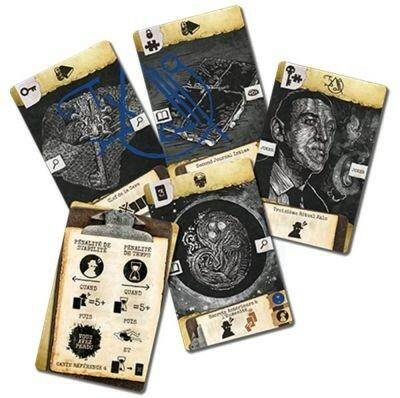 Arkham Noir: Affaire #2 - L'Appel du Tonnerre Cartes