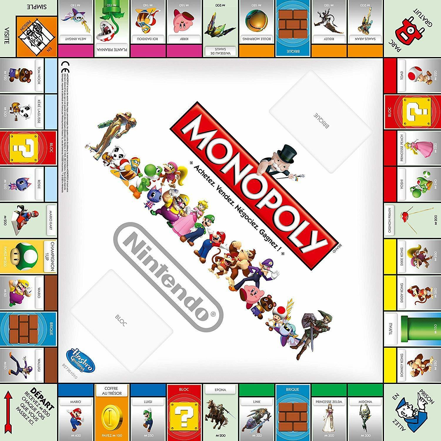 Monopoly: Nintendo - Édition Collector Plateau