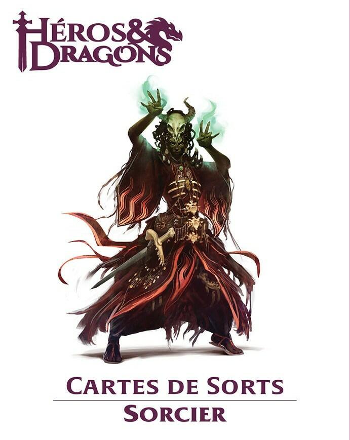 Héros & Dragons: Cartes de Sorts - Sorcier Cover