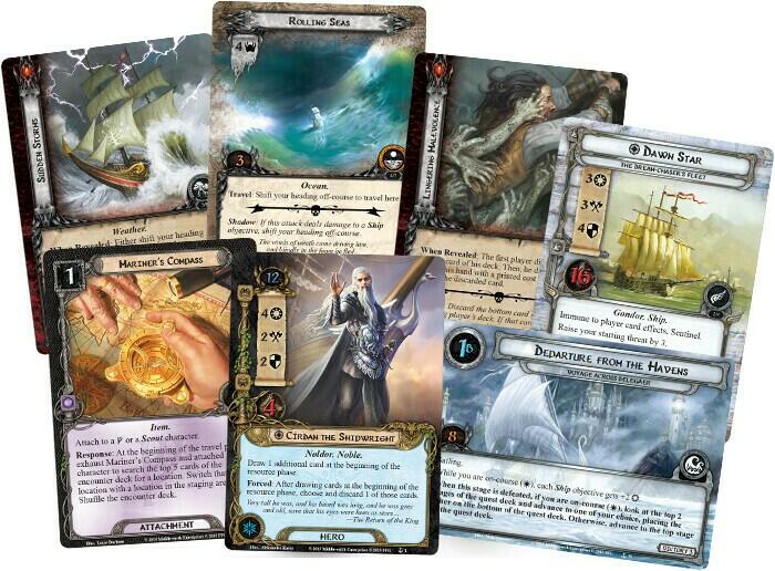 Le Seigneur des Anneaux: Le Jeu de Cartes - Les Havres Gris Cartes