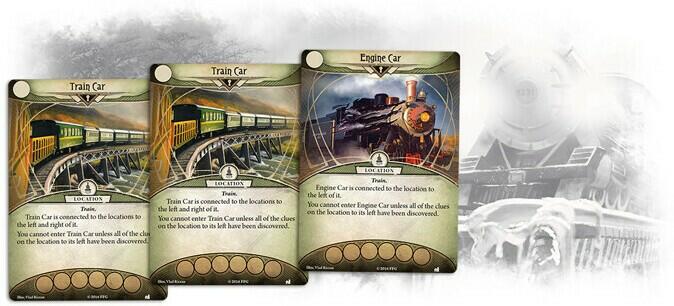 Horreur à Arkham: Le Jeu de Cartes - L'Express du Comté d'Essex Cartes