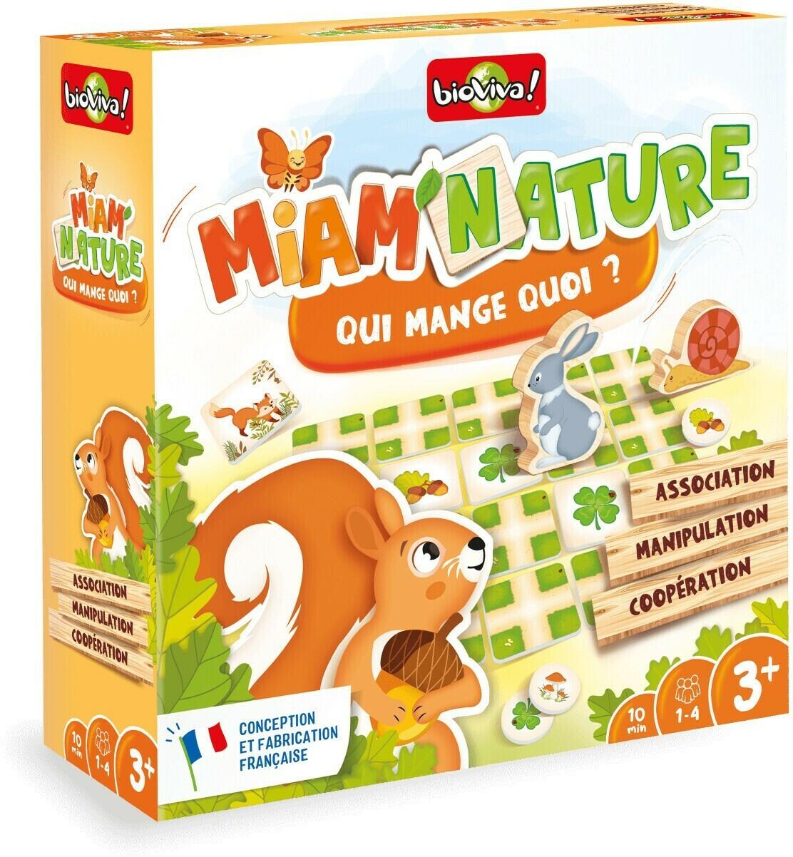 Miam'Nature: Qui Mange Quoi ? Cover 3d