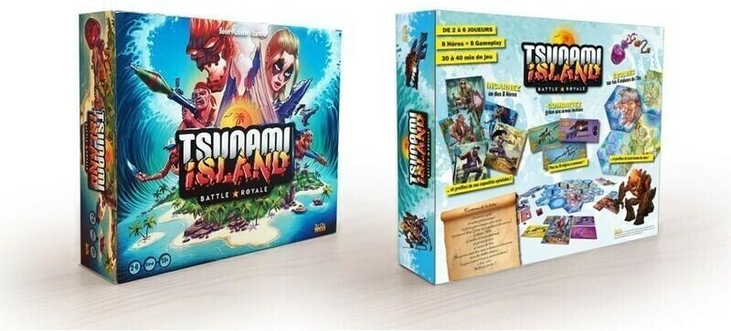 Tsunami Island: Battle Royale Cover Back 3d