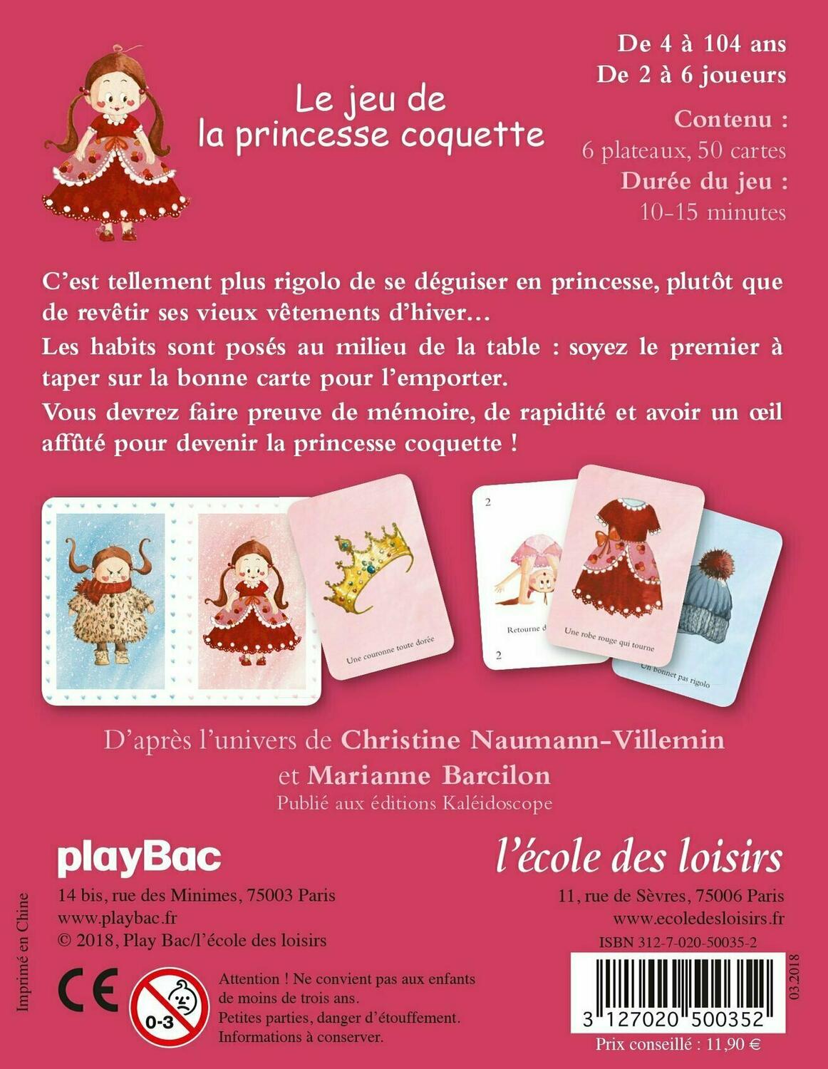 Le Jeu de la Princesse Coquette Back