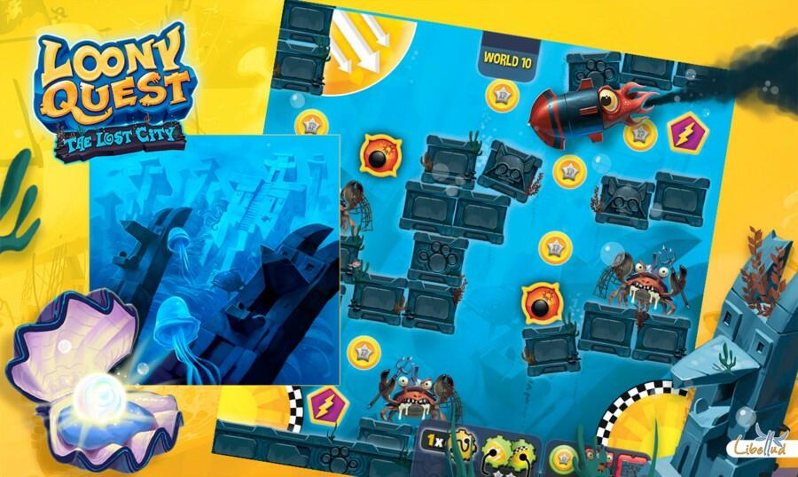 Loony Quest: The Lost City Tuile