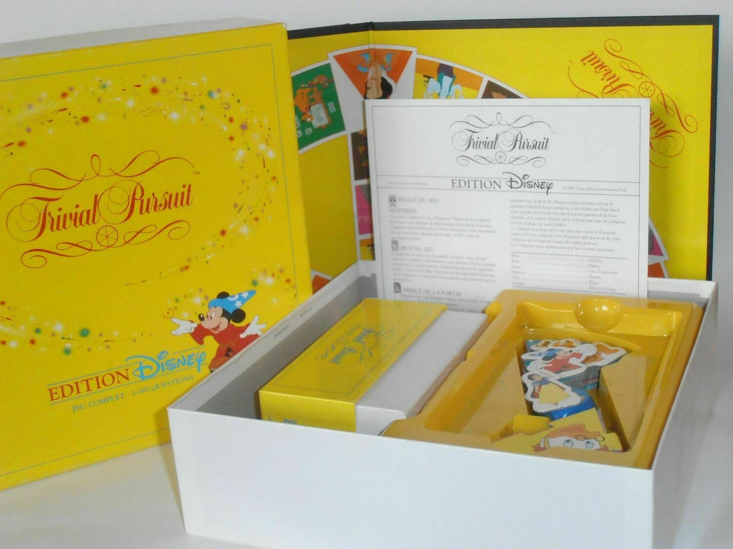 Trivial Pursuit: Édition Disney - Jeu Complet Eclate