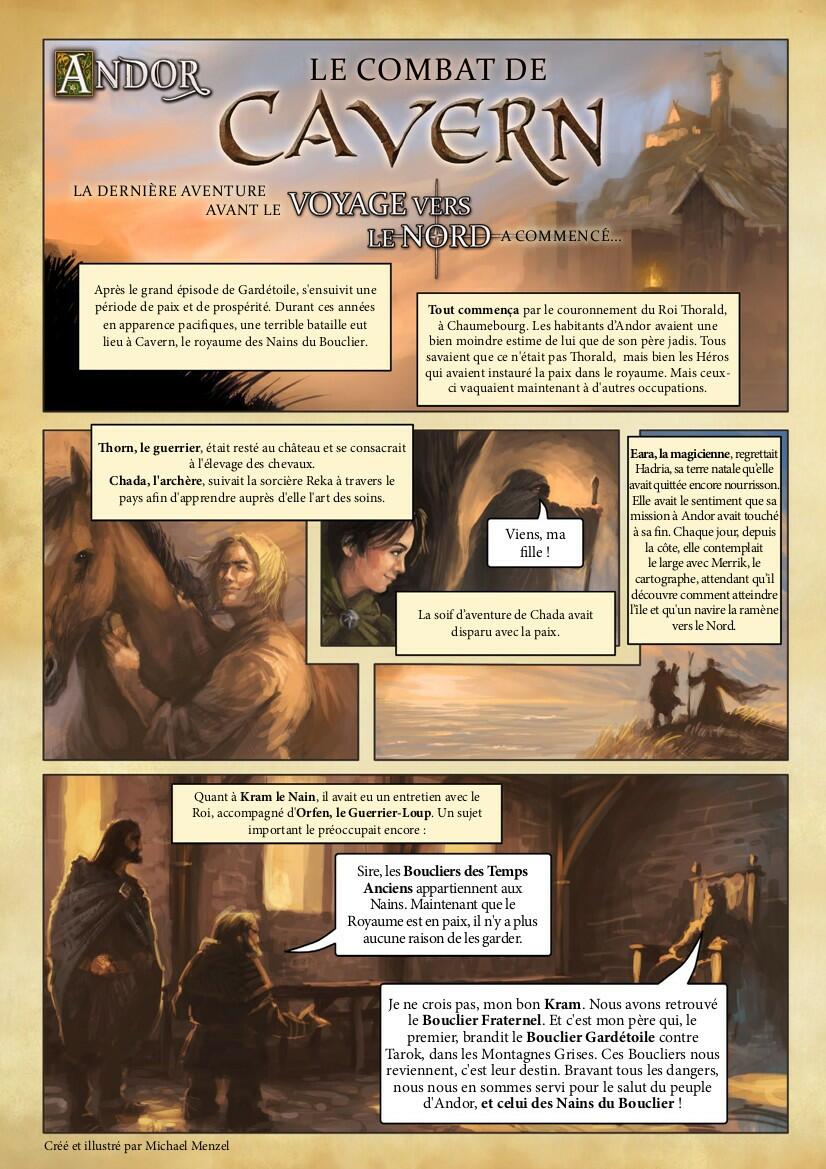 Andor: Le Combat de Cavern Cover