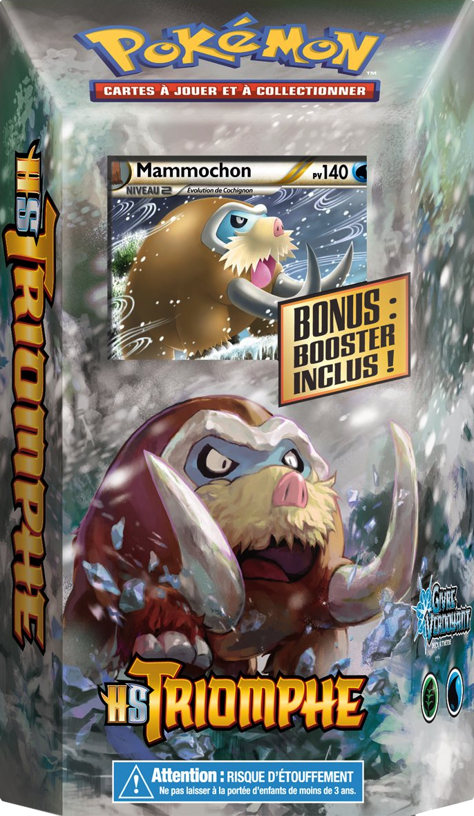 Pokémon: HeartGold & SoulSilver - HS Triomphe - Mammochon Cover Transparent