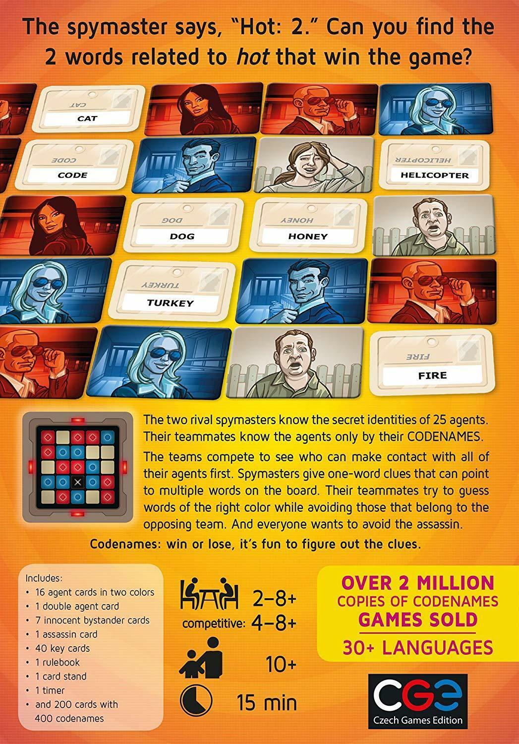 Codenames English Back