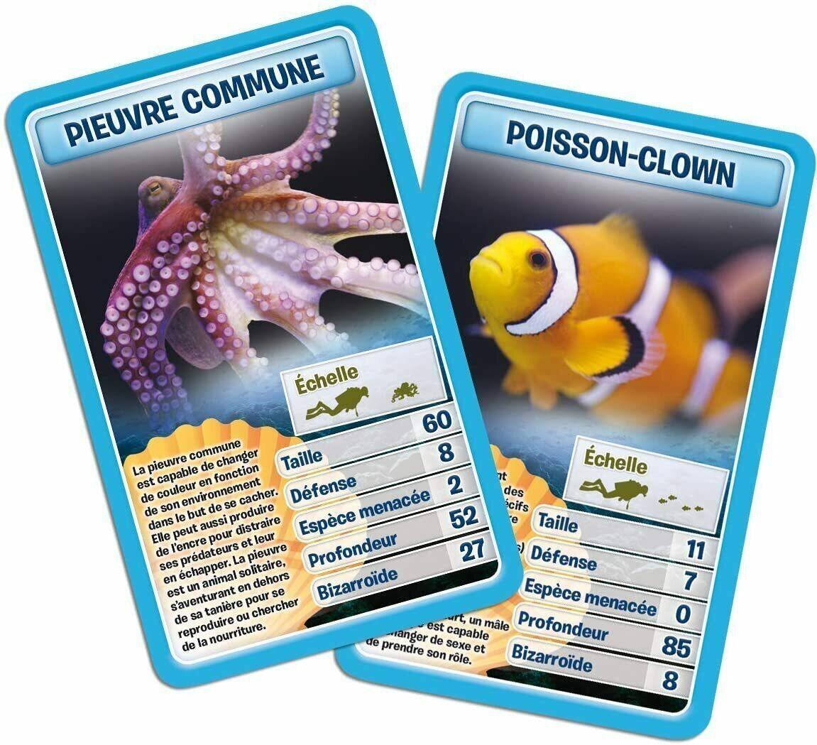 Top Trumps: Créatures Marines Cartes