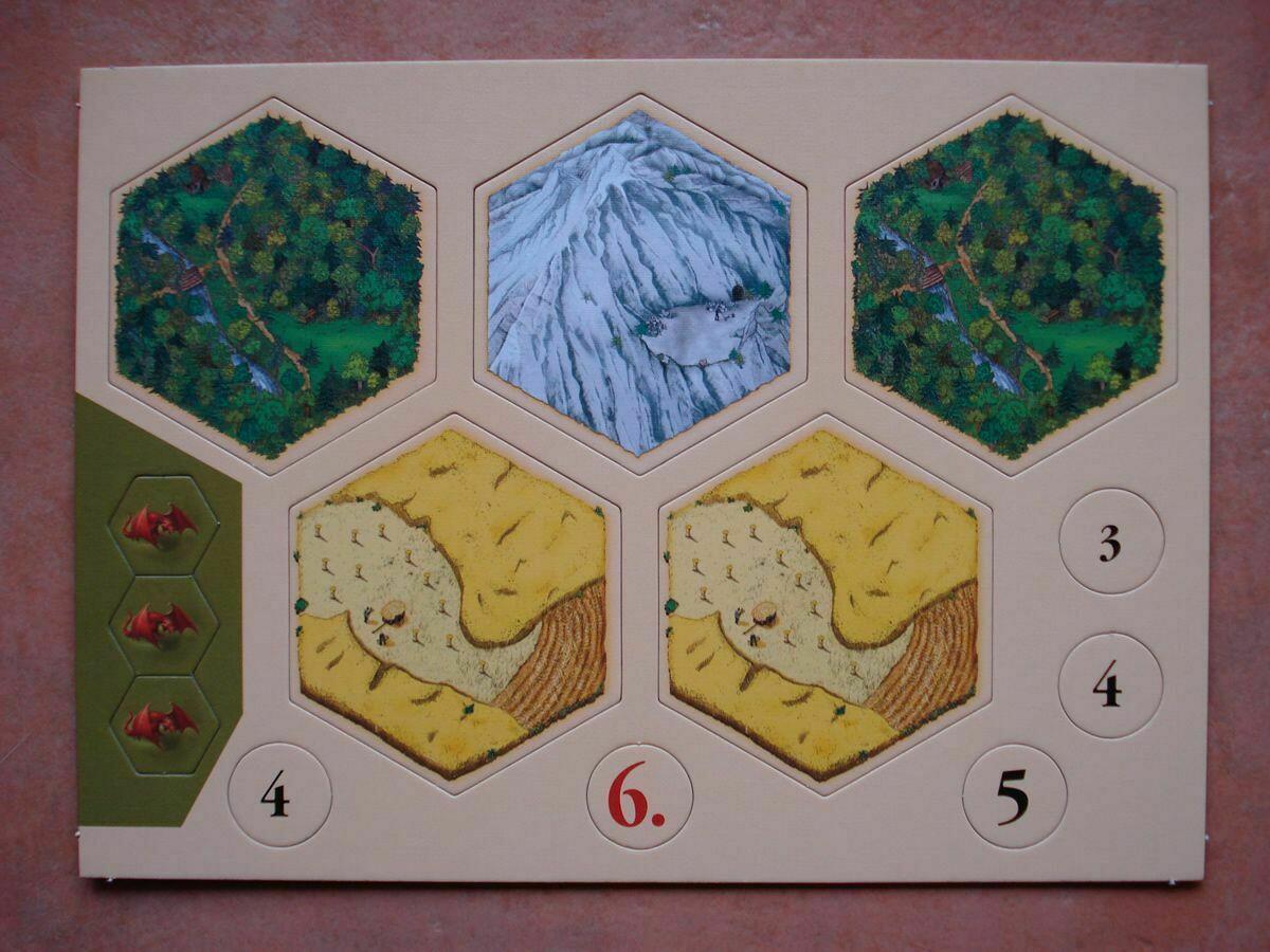 Catan: Trésors, Dragons & Explorateurs Tuiles