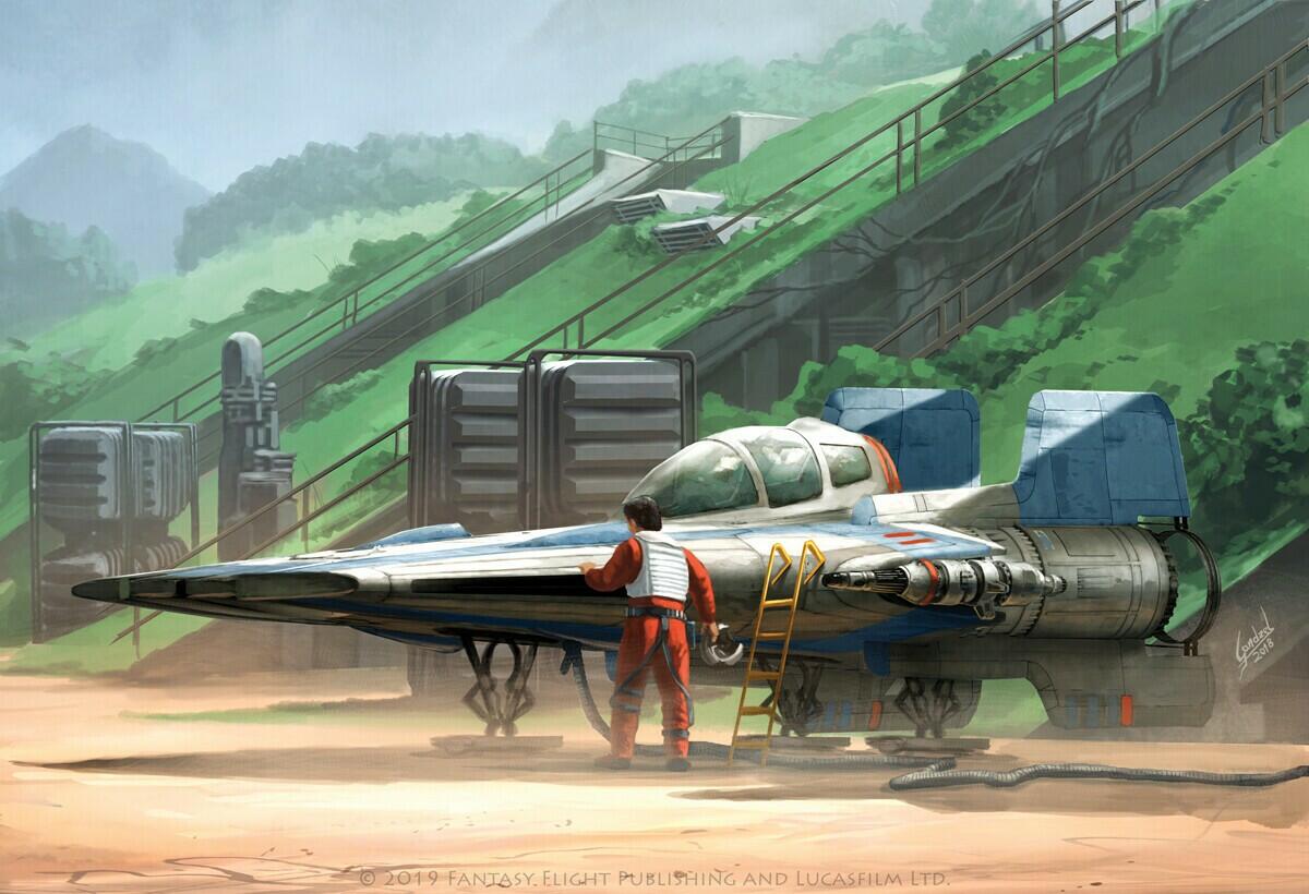 Star Wars: X-Wing - A-Wing RZ-2 Artwork