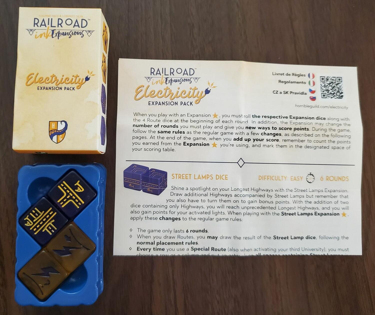 Railroad Ink: Electricity Eclate