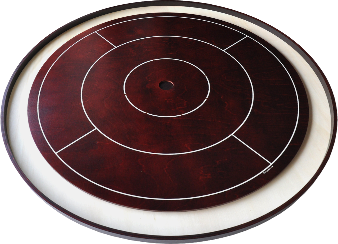 Crokinole (Acajou) Cover Transparent