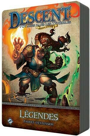 Descent: Voyages Dans les Ténèbres (Seconde Édition) - Légendes Cover 3d