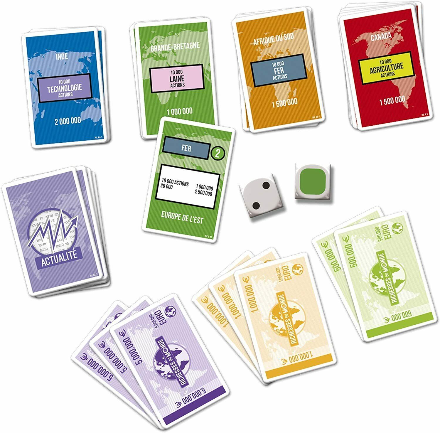 Les Richesses du Monde: Le Jeu de Cartes Eclate