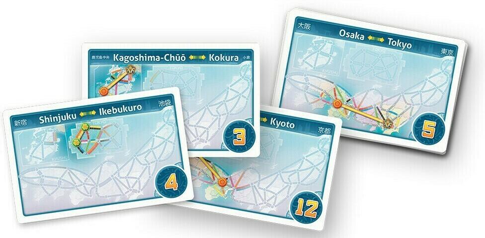 Les Aventuriers du Rail: Map Collection 7 - Japan & Italy Cartes