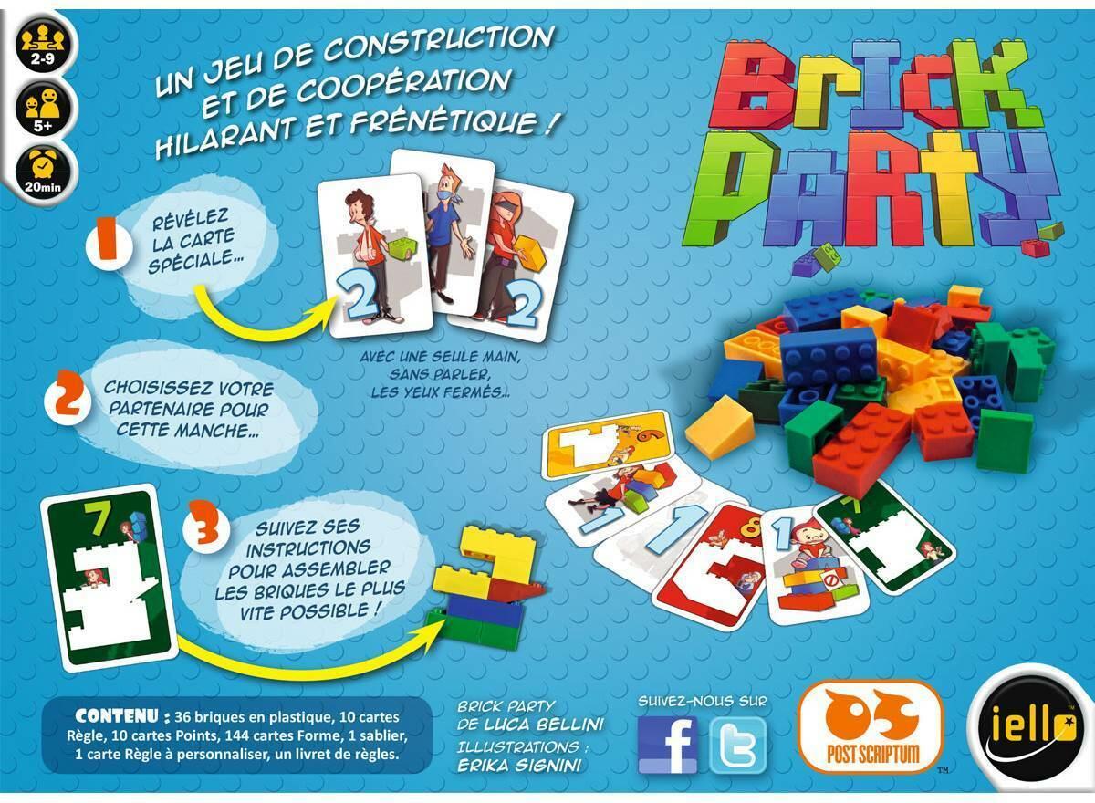 Brick Party (Bleu) Back