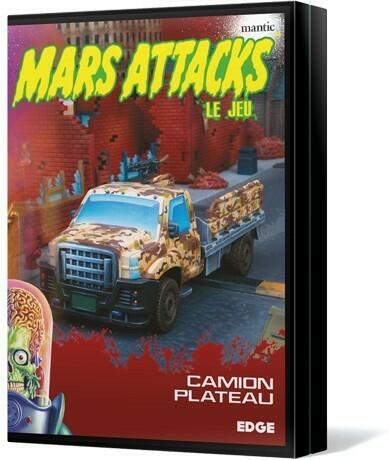 Mars Attacks: Le Jeu - Camion Plateau Cover 3d